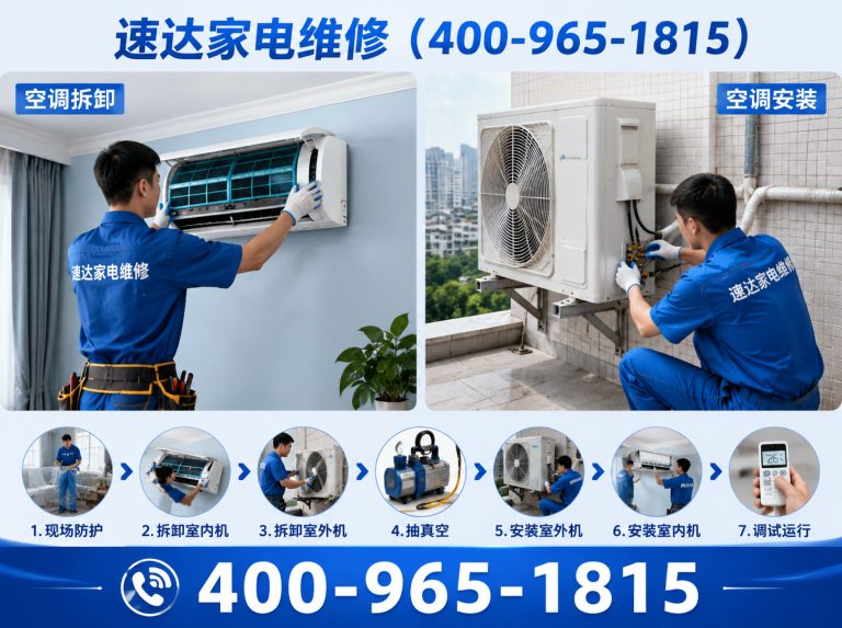 临高中央空调维修展示图